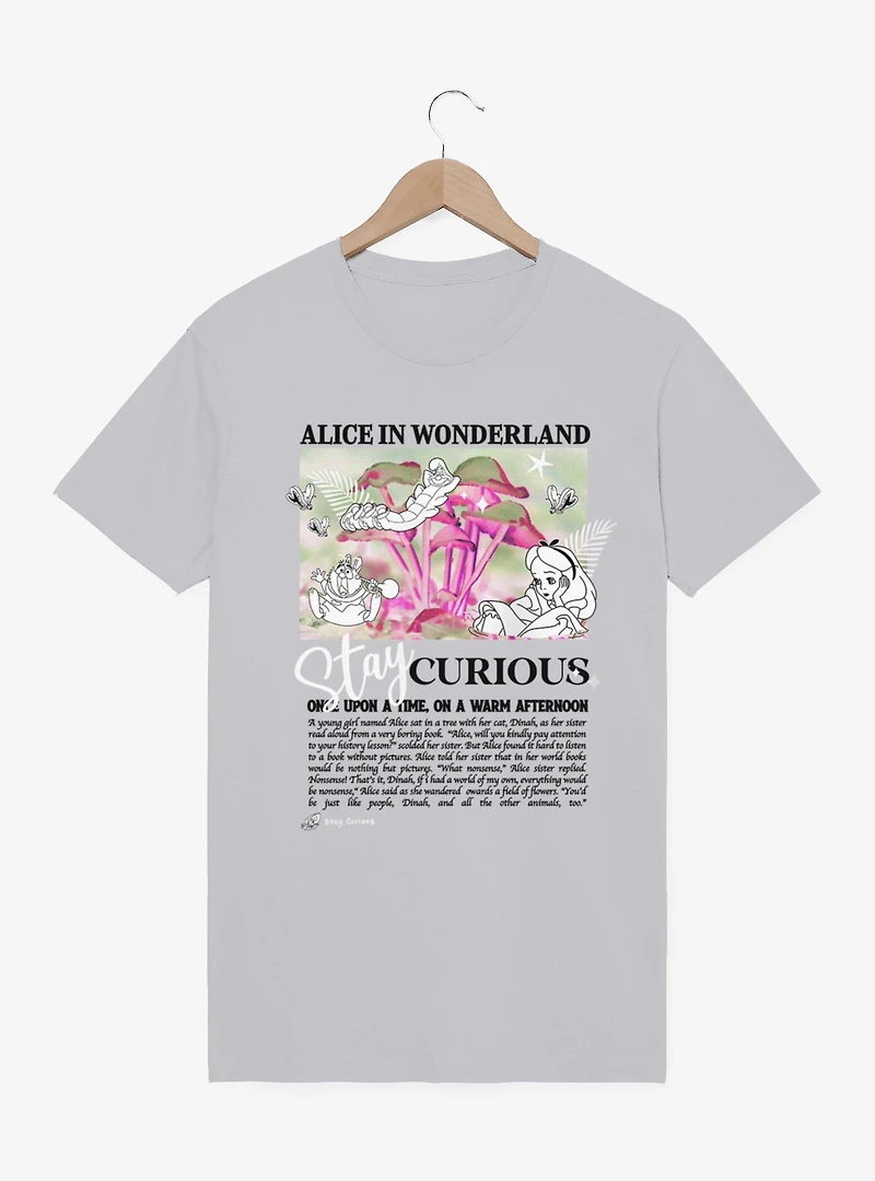 Disney Alice Wonderland Stay Curious T-Shirt Box Lunch Exclusive