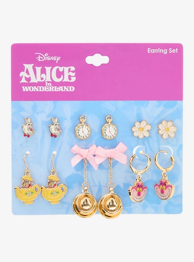 Disney Alice in Wonderland Icons Earring Set - BoxLunch Exclusive