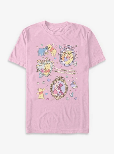 Disney Winnie The Pooh Friendship Collage Garment Dye T-Shirt