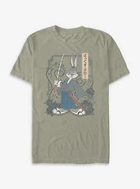 Looney Tunes Bugs Samurai Garment Dye T-Shirt