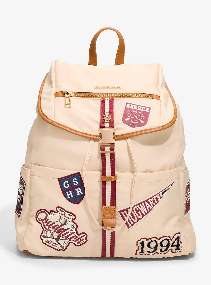 Harry Potter Quidditch Patches Backpack - BoxLunch Exclusive
