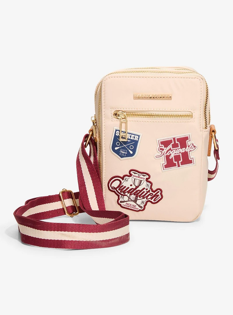 Harry Potter Quidditch Patches Crossbody Bag — BoxLunch Exclusive