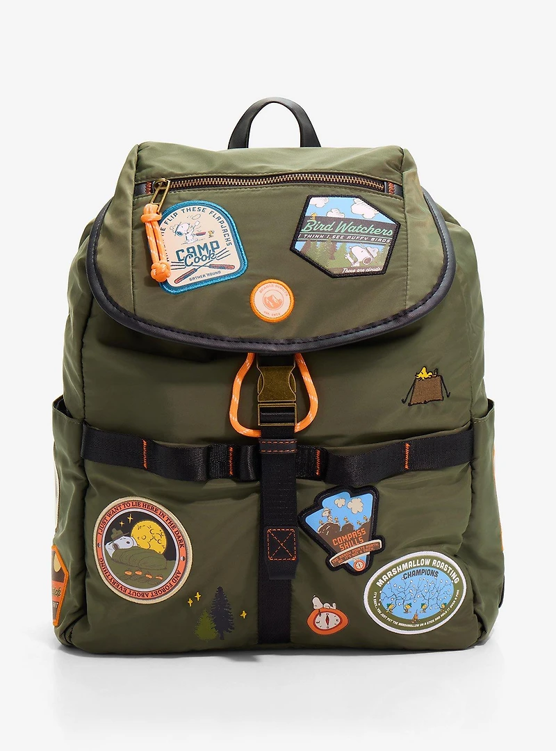 Peanuts Snoopy Beagle Scouts Patches Backpack - BoxLunch Exclusive
