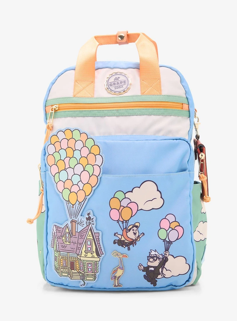 Disney Pixar Up Balloon House Color Block Backpack - BoxLunch Exclusive