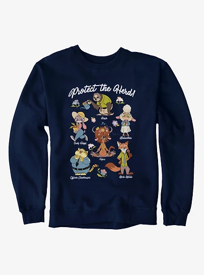 Disney Zootopia Protect The Herd  Sweatshirt