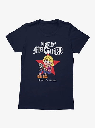 Disney Lizzie McGuire Star Never Be Normal Womens T-Shirt
