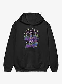 Disney Mickey Mouse Y2K Chrome Flames Hoodie