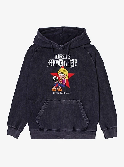 Disney Lizzie McGuire Star Never Be Normal Mineral Wash Hoodie