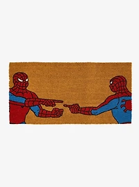 Marvel Spider-Man Pointing Door Mat — BoxLunch Exclusive