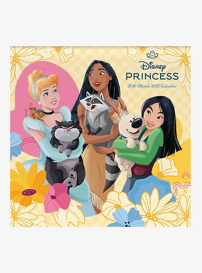 Disney Princess 16-Month 2027 Wall Calendar