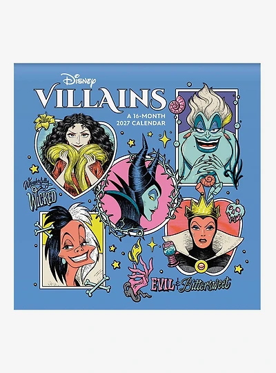 Disney Villains 16-Month 2027 Wall Calendar