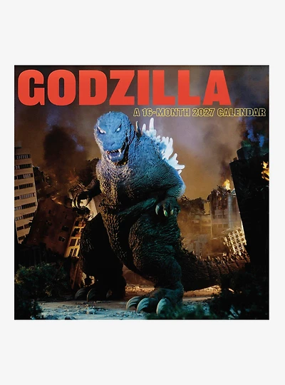 Godzilla 16-Month 2027 Wall Calendar