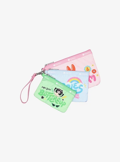 The Powerpuff Girls x LeSportsac Wristlet Pouch Set