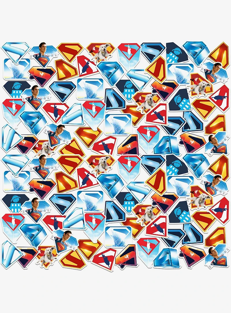 DC Comics Superman (2025) Logo Miscellaneous 100ct Sticker Pack