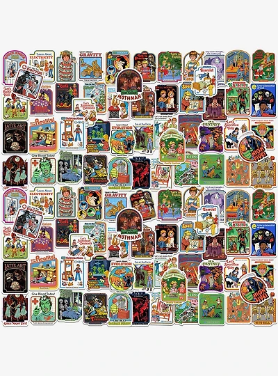 Steven Rhodes Variety Humor Miscellaneous 100ct Sticker Pack