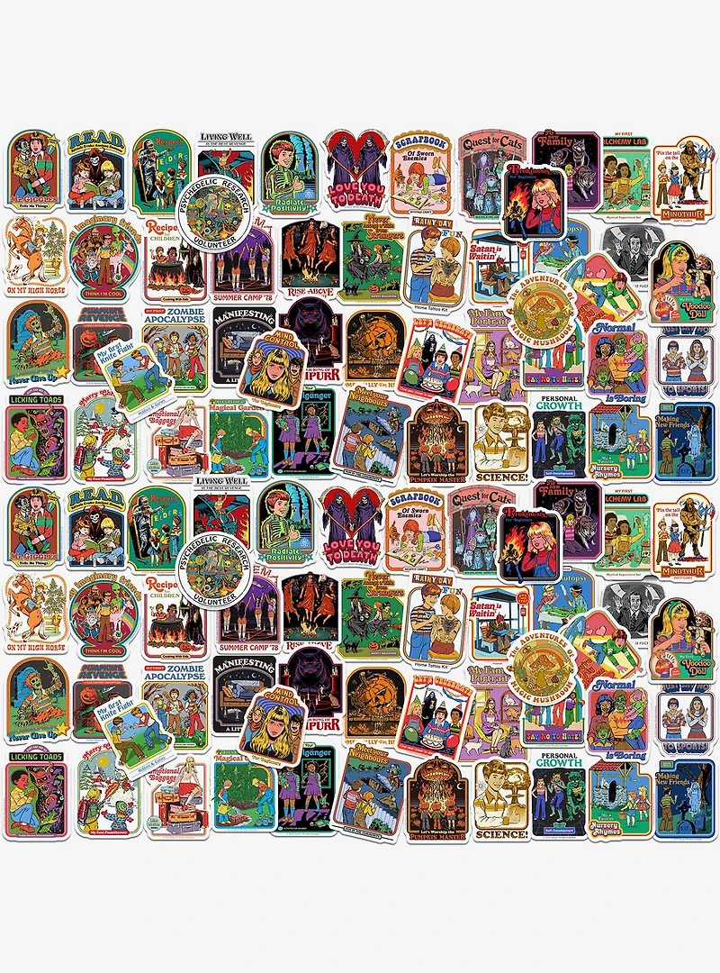 Steven Rhodes Twisted Humor Miscellaneous 100ct Sticker Pack