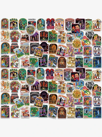 Steven Rhodes Twisted Humor Miscellaneous 100ct Sticker Pack