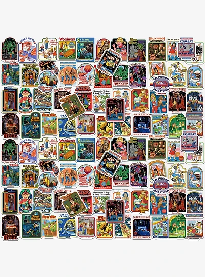 Steven Rhodes Humor Miscellaneous 100ct Sticker Pack