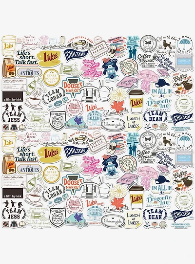Gilmore Girls Iconic Miscellaneous 100ct Sticker Pack