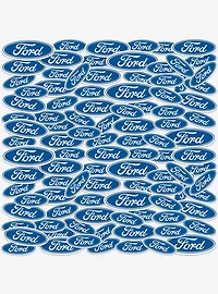 Ford Oval Emblem Miscellaneous 100ct Sticker Pack