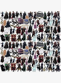 Harry Potter Anime Miscellaneous 100ct Sticker Pack