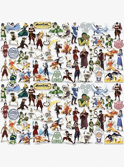 Avatar: The Last Airbender Miscellaneous 100ct Sticker Pack