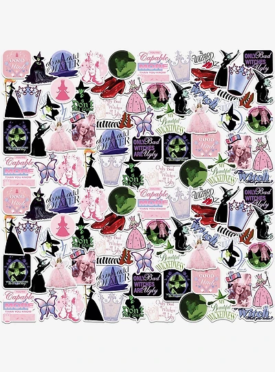 The Wizard of Oz Good Or Bad Witch Miscellaneous 100ct Sticker Pack