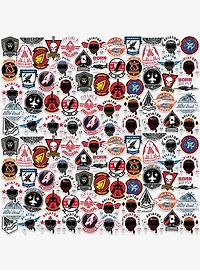 Top Gun: Maverick Variety Miscellaneous 100ct Sticker Pack