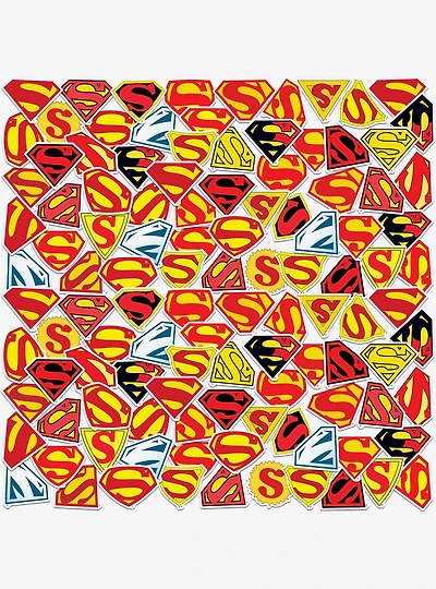 DC Comics Superman Logo Evolutions Miscellaneous 100ct Sticker Pack