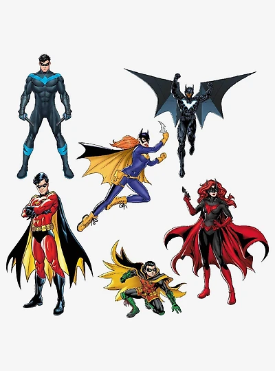 DC Comics Batman Characters Miscellaneous 100ct Sticker Pack