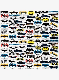 DC Comics Batman Iconic Batmobile Through The Ages Miscellaneous 100ct Sticker Pack
