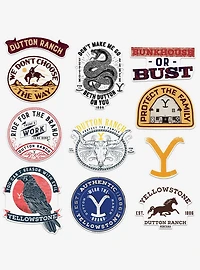 Yellowstone Miscellaneous 100ct Sticker Pack