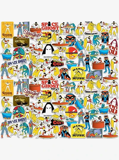 Space Ghost Miscellaneous 100ct Sticker Pack