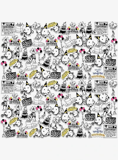 Diary of A Wimpy Kid: Partypooper Miscellaneous 100ct Sticker Pack