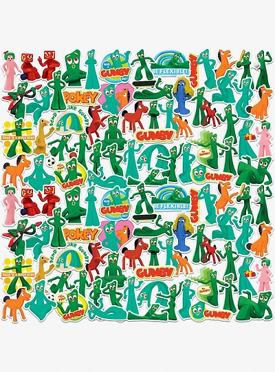 Gumby Miscellaneous 100ct Sticker Pack