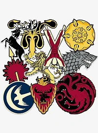 Game of Thrones Large House Miscellaneous 100ct Sticker Pack