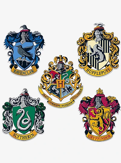 Harry Potter House Crests Miscellaneous 100ct Sticker Pack