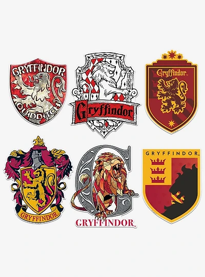 Harry Potter Gryffindor Miscellaneous 100ct Sticker Pack