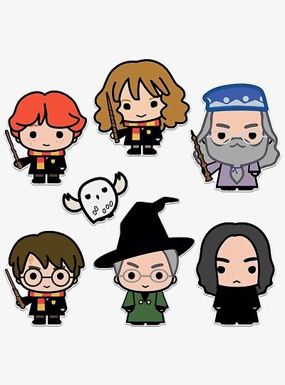 Harry Potter Heroes Chibi Miscellaneous 100ct Sticker Pack