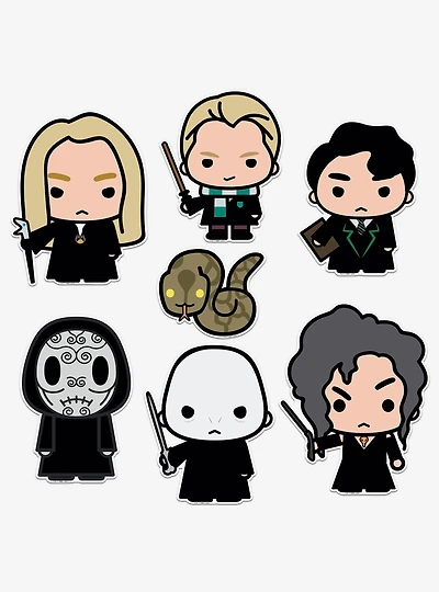 Harry Potter Villains Chibi Miscellaneous 100ct Sticker Pack