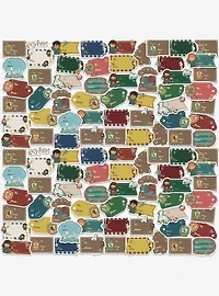 Harry Potter Cookie Christmas Labels Miscellaneous 100ct Sticker Pack