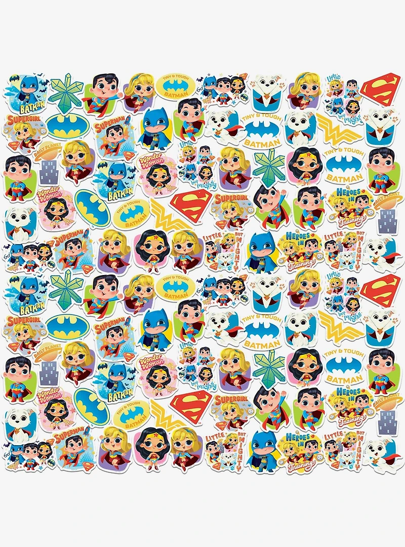 DC Comics Justice League Cuter Than Cute Miscellaneous 100ct Sticker Pack