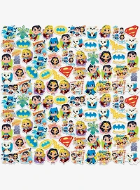 DC Comics Justice League Cuter Than Cute Miscellaneous 100ct Sticker Pack