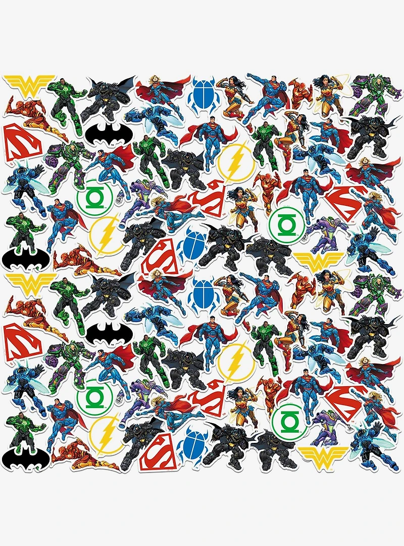 DC Comics Justice League Metal Force Miscellaneous 100ct Sticker Pack
