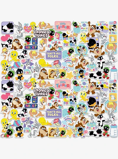 Looney Tunes Cute and Cuddly Miscellaneous 100ct Sticker Pack