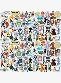 Avatar: The Last Airbender Variety Miscellaneous 100ct Sticker Pack