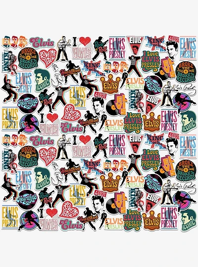 Elvis Iconic Miscellaneous 100ct Sticker Pack