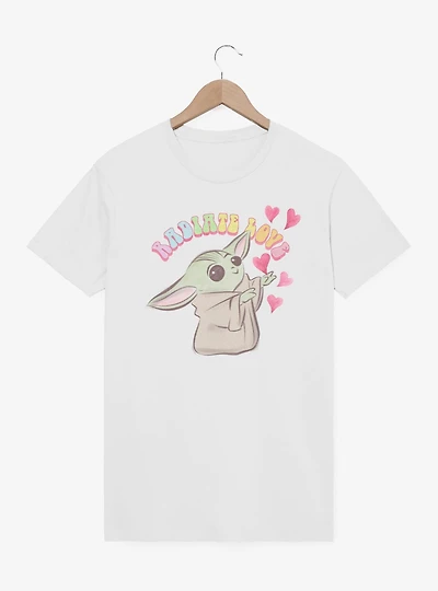 Star Wars The Mandalorian Radiate Love Hearts T-Shirt