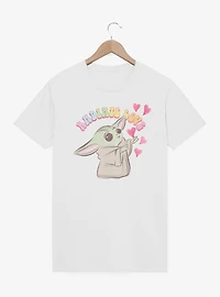 Star Wars The Mandalorian Radiate Love Hearts T-Shirt