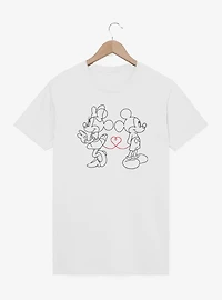 Disney Mickey Mouse V-Day Minnie T-Shirt